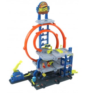 Игрален комплект Hot Wheels City - Mega Garage