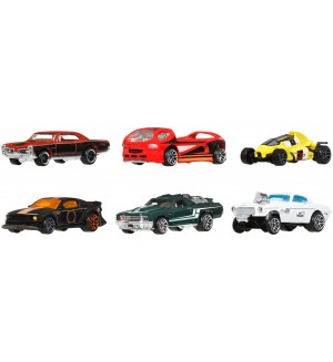 Игрален комплект Hot Wheels Legends - Мultipack, 6 броя, 1:64