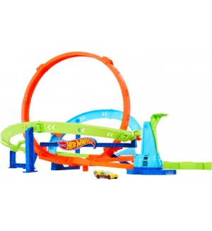Игрален комплект Hot Wheels - Писта Action Hyper Loop Extreme