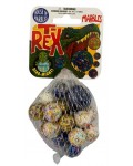 Игрален комплект House of Marbles - T-Rex, стъклени топчета