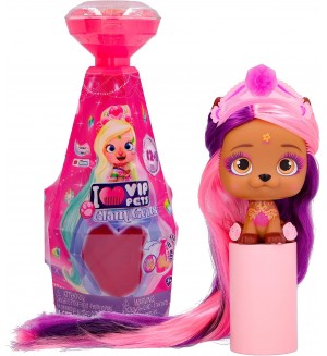 Игрален комплект IMC Toys Vip Pets - Модно кученце за прически с 9 изненади, асортимент