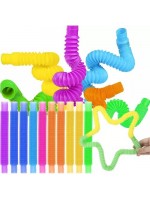 Игрален комплект Iso Trade - Сензорни тръбички, 10 броя Игрален комплект Iso Trade - Сензорни тръбички, 10 броя