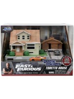 Игрален комплект Jada Toys Fast & Furious - Къщата на Дом Торето, с 2 коли Игрален комплект Jada Toys Fast & Furious - Къщата на Дом Торето, с 2 коли