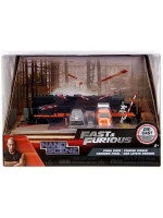 Игрален комплект Jada Toys - Fast & Furious нано сцена, с влак 