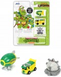 Игрален комплект Jada Toys -  Костенурките нинджа, 3 нано коли