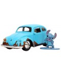 Игрален комплект Jada Toys - Lilo and Stitch, Кола 1959 VW Beetle, 1:32