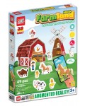 Игрален комплект Jagu - 3D Макет с говорещи играчки, Ферма