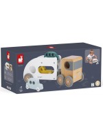 Игрален комплект Janod  - Автовоз с 3 коли Bolid