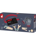Игрален комплект Janod Brico Kids - Колан с инструменти и ръкавици