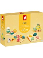 Игрален комплект Janod - Кутия с играчки, четири вида