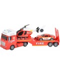 Игрален комплект Jin Jia Toys - Пожарен спасителен камион