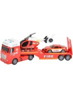 Игрален комплект Jin Jia Toys - Пожарен спасителен камион