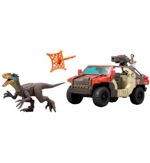Игрален комплект Jurassic World - Launch 'N Battle Vehicle