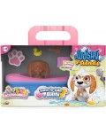 Игрален комплект Kidz World Washy Friends - Кално кученце за къпане с вана, Beagle