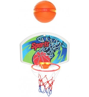 Игрален комплект King Sport - Светещо баскетболно табло с топка