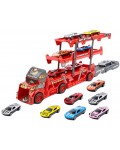 Игрален комплект Kruzzel - Автовоз с 6 коли