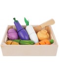Игрален комплект Kruzzel - Кухненски играчки зеленчуци 