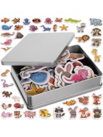 Игрален комплект Kruzzel - Магнити животни, 40 броя