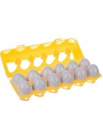 Игрален комплект Kruzzel  - Сортер с геометрични фигури във формата на яйца