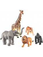 Игрален комплект Learning Resources - Екзотични животни, 5 броя