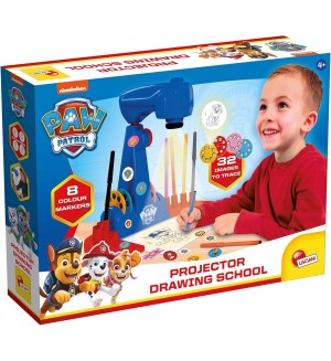 Игрален комплект Lisciani Giochi - Проектор за рисуване, Пес Патрул