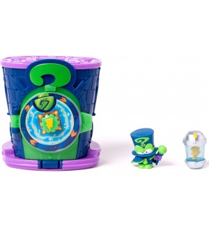 Игрален комплект Magicbox SuperThings - Тайната база Енигма, с 2 фигурки