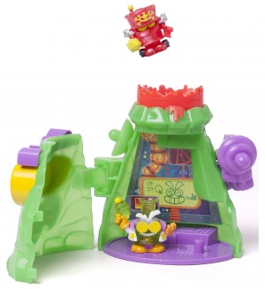 Игрален комплект Magicbox SuperThings - Тайната база на професор К, с 2 фигурки
