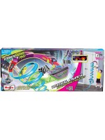 Игрален комплект Maisto Cyber Racers - Door Hoop, Писта с количка, 180 cm