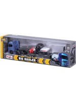 Игрален комплект Maisto Mini Work Machine - Камион влекач с мини строителна машина 