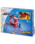Метална играчка Maisto - Пожарна станция, с хеликоптер