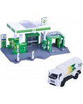 Игрален комплект Majorette - Бензиностанция BP, с превозно средство