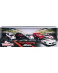 Игрален комплект Majorette - Колички, 5 броя, Toyota Racing