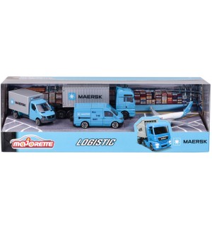 Игрален комплект Majorette - Giftpack Porsche, 4 превозни средства