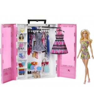 Игрален комплект Mattel Barbie - Гардероб с аксесоари