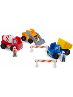 Игрален комплект Melissa & Doug  - Дървени превозни средства
