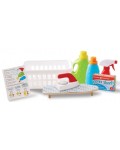 Игрален комплект Melissa & Doug  - Кош за пране и препарати
