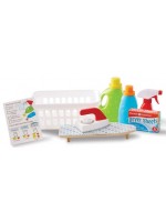 Игрален комплект Melissa & Doug  - Кош за пране и препарати