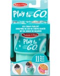 Игрален комплект Melissa & Doug - Play to Go, Ice Cream, 11 части