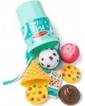 Игрален комплект Melissa & Doug Play to Go - Сладолед в движение, 11 части