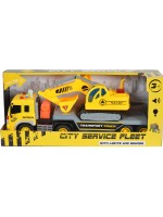 Игрален комплект Moni Toys - Камион с багер, 1:16 Игрален комплект Moni Toys - Камион с багер, 1:16