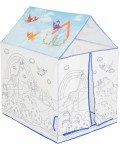 Игрален комплект  Moni Toys - Къща за оцветяване