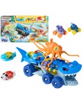 Игрален комплект Monster Jam - Mini Jams: Мегалодон срещу калмар