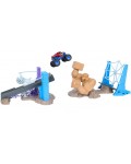 Игрален комплект Monster Jam - Spiderman, Битката със Сандман в града, 1:64