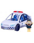 Игрален комплект Moose Bluey - Полицейска кола със звук и светлина, с полицай