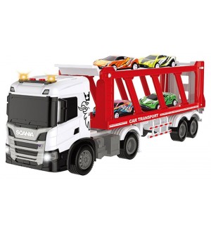 Игрален комплект Ocie - Автовоз Scania със светлини и звуци