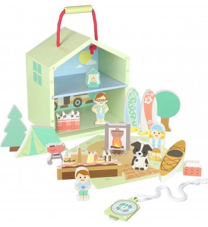 Игрален комплект Orange Tree Toys - Къмпинг 