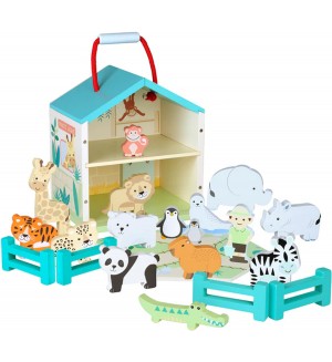 Игрален комплект Orange Tree Toys - Животните в зоопарка 