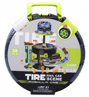 Игрален комплект паркинг B-MAX - Формула 1, 38 части, асортимент