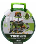 Игрален комплект паркинг B-MAX - Военна техника, 38 части, асортимент