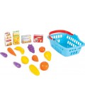 Игрален комплект Pilsan - Кошница с продукти, синя